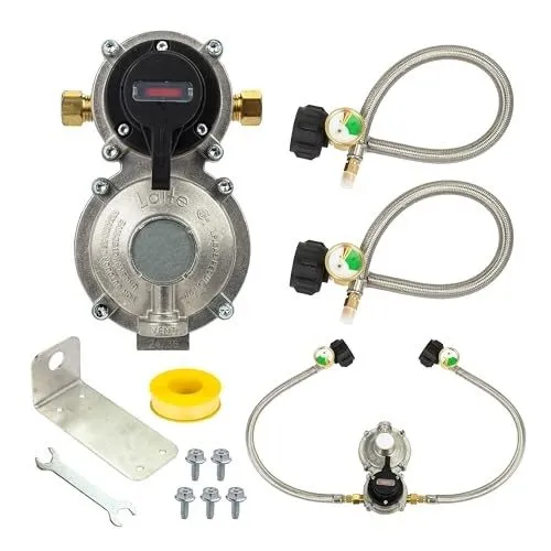 Трубопроводная арматура Upgraded RV Propane 2-Stage Auto Changeover LP Propane G