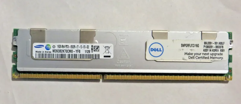 Модуль памяти Samsung 16GB Single DDR3 1066 Server RAM M393B2K70CM0-YF8 Quad Ran