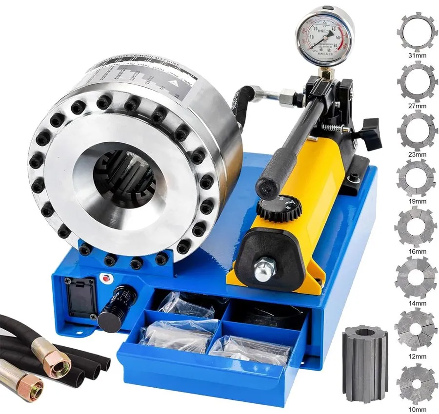 Трубопроводная арматура 5600KN Hydraulic Hose Crimper Pipe Clamping Machine w/ 8