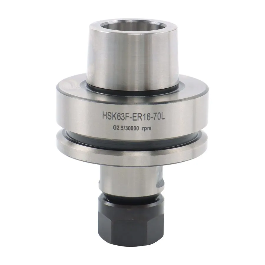 Режущий инструмент HSK63F-ER16A 70mm Projection Collet Chuck Tool Holder G2.5 30 — фото лота 2