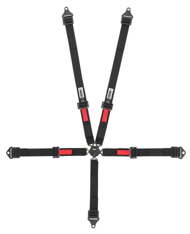 Жгут проводов Crow Safety 11174AB 5-Point Harness, Camlock, SFI 16.2, Pul Up, Bl