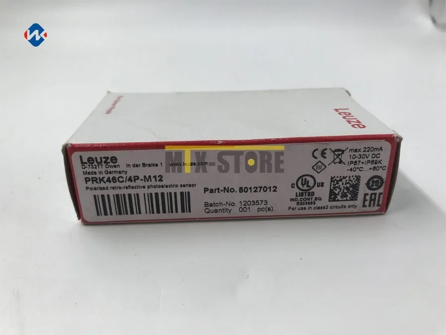 Фотоэлектрический датчик LEUZE PRK46C/4P-M12 Photoelectric Sensor