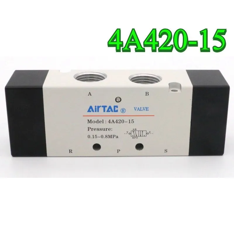 Пневмоклапан Airtac 4A420-15 Double Air Piloted Pneumatic Valve