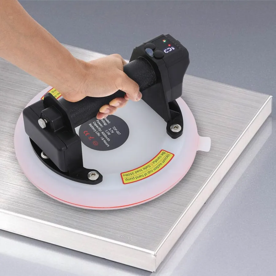 Вакуумная присоска Electric Vacuum Suction Cup Lifter TDP-007 200kg 21cm With Re — фото лота 1