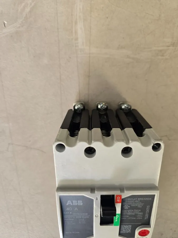 Автоматический выключатель ABB BRANCH CIRCUIT BREAKER, TEYD3040B, 40 A, 3 POLES,