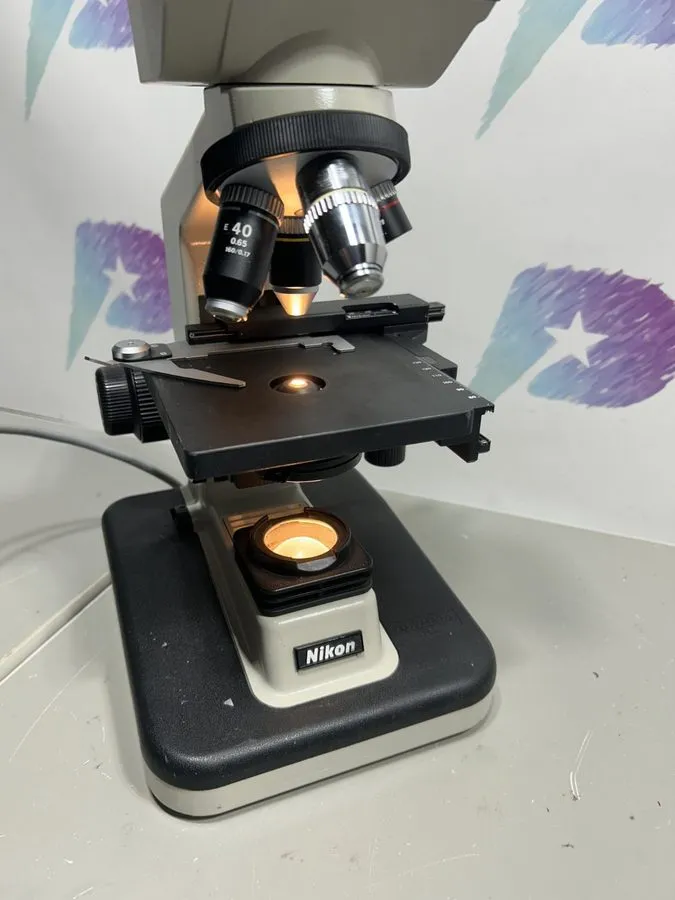 Микроскоп Nikon Alphaphot-2 YS2-T Microscope With 4 Nikon Objectives 4, 10, 40, 
