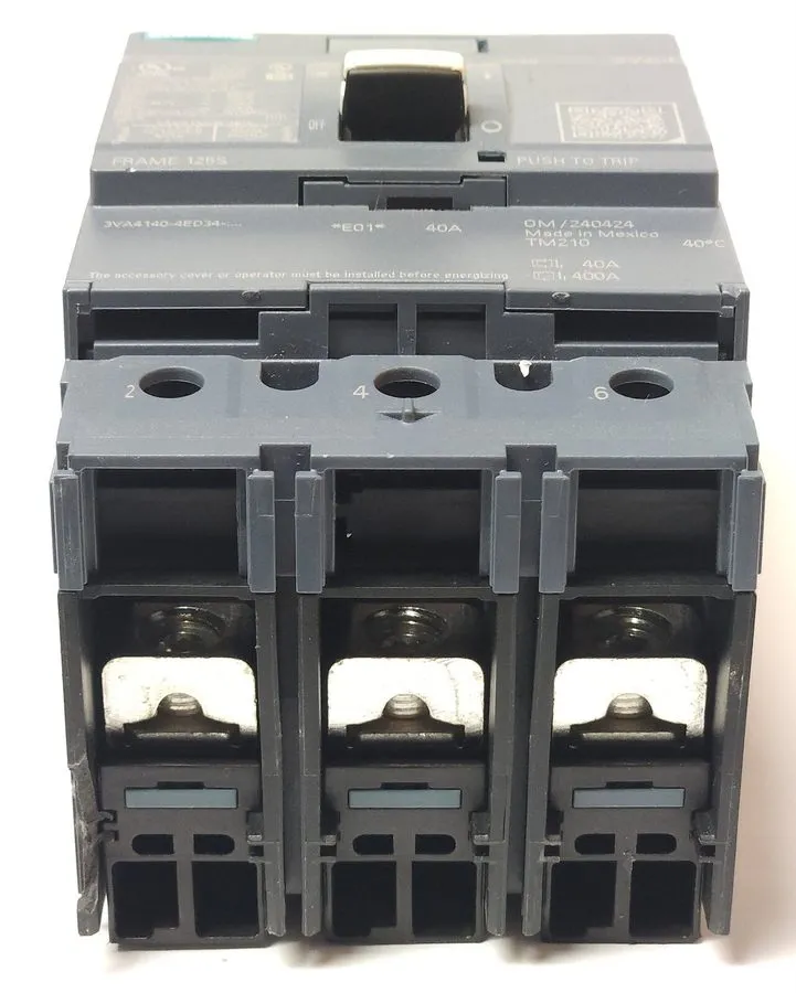 Автоматический выключатель Siemens 40A 600V 1 Pole Circuit Breaker 3VA4140 -4ED1