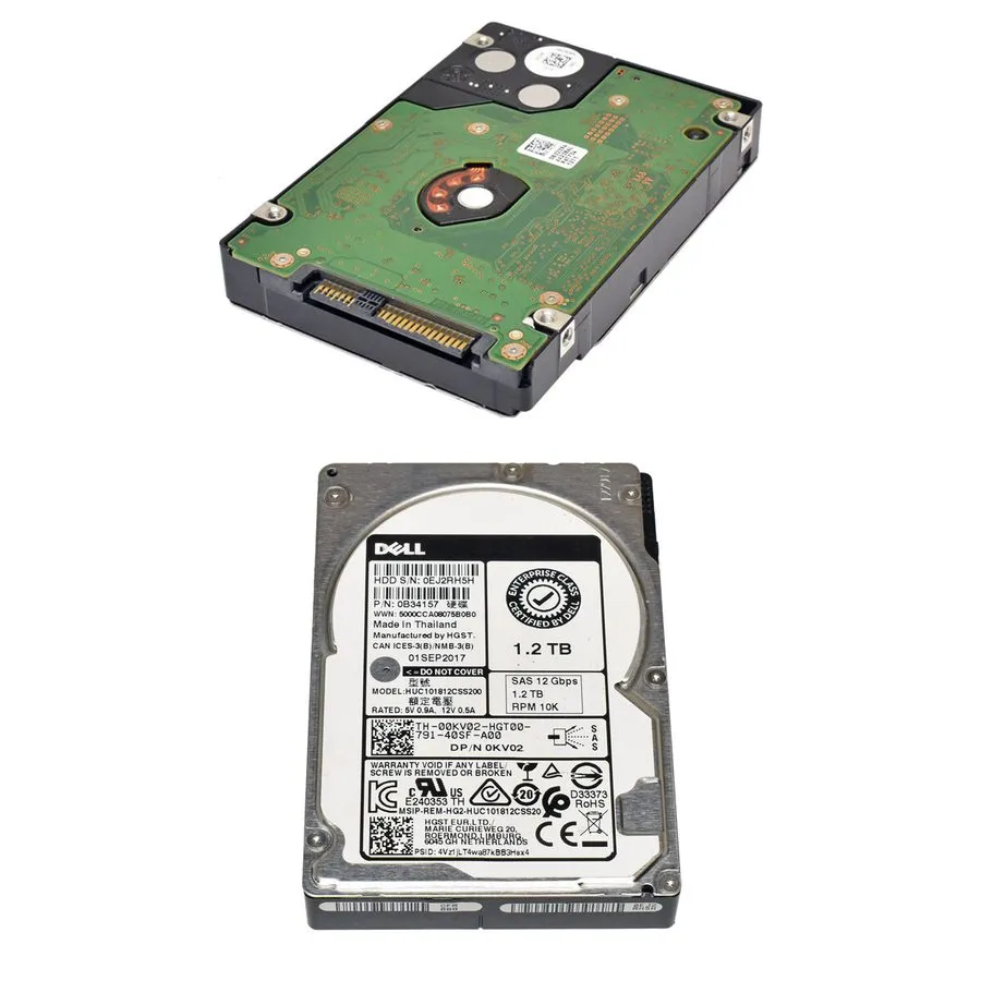 Жёсткий диск Dell 00KV02 0KV02 HUC101812CSS200 1.2TB 2.5" 10K 12Gbps SAS HDD Har