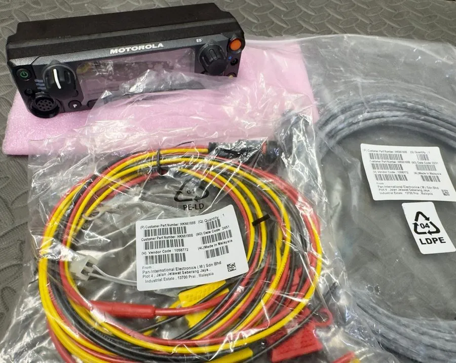 Радиостанция Motorola E5 head PHCN4001A PHCN4003 HKN6188B HKN6169B bundle