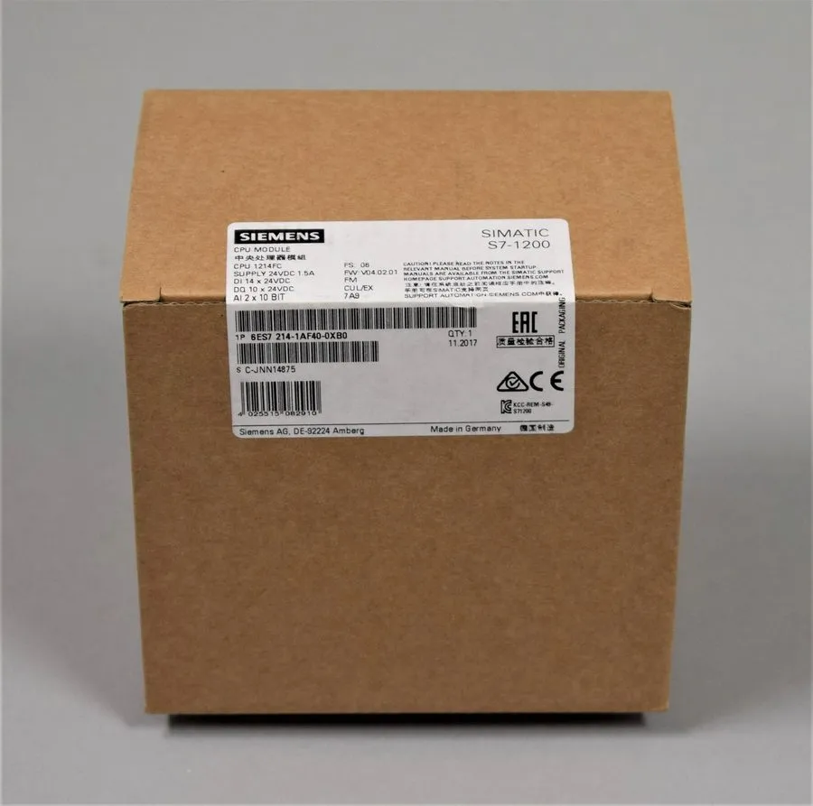 ПЛК Siemens 6ES7214-1AF40-0XB0 Real