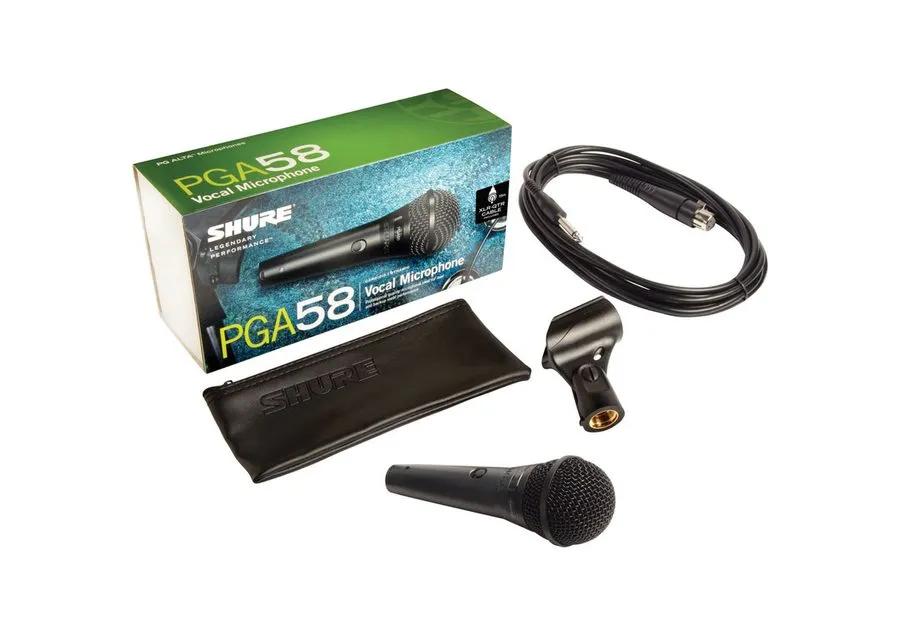 Микрофон Shure PGA58-QTR Dynamic Vocal Microphone — фото лота 1