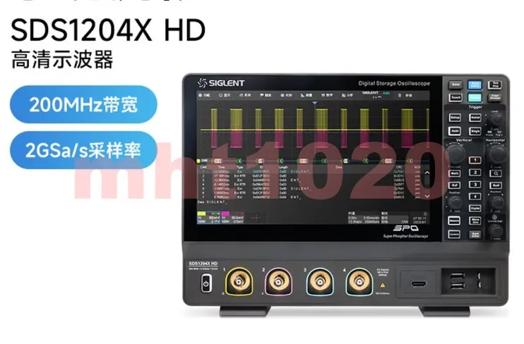 Осциллограф SIGLENT SDS1204X HD oscilloscope / 12bit / 200M / delivery fast