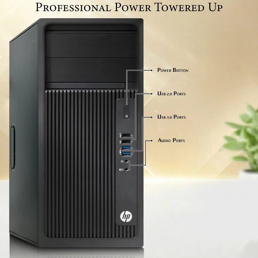 SSD-накопитель HP Z240 Tower Workstation PC Intel i5-6th 8GB RAM 256GB SSD Built