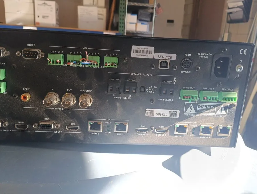 Видеокоммутатор Crestron DMPS-300-C DigitalMedia Presentation Switcher HDMI Rack — фото лота 3
