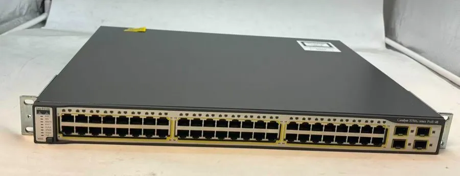 Коммутатор Cisco Catalyst (WS-C3750G-48PS-S) 48 Ports PoE Gigabit Ethernet Switc