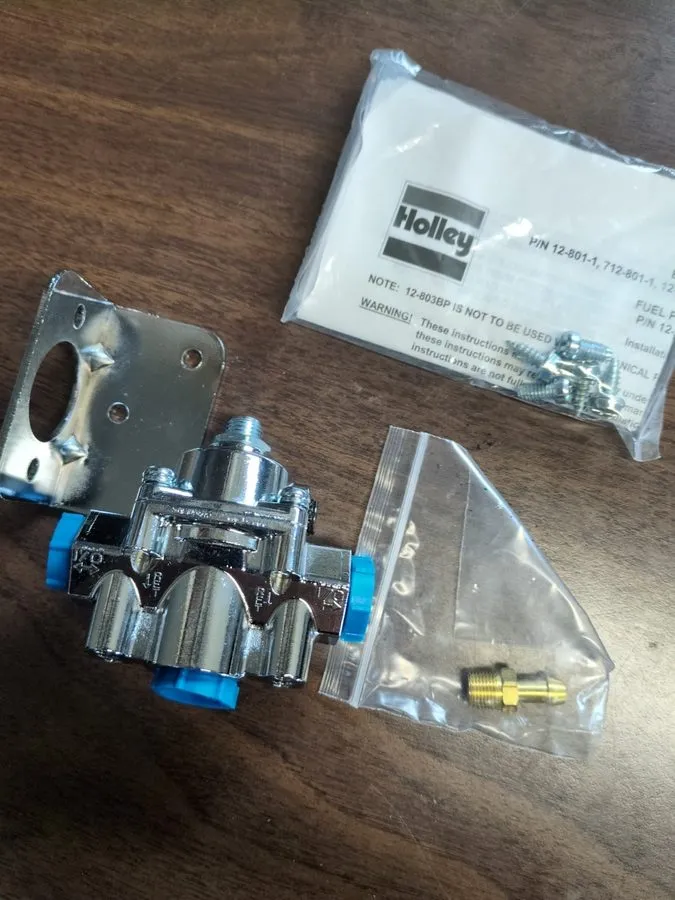 Трубопроводная арматура HOLLEY Fuel Pressure Regulator EFI By-Pass Style 60psi-  — фото лота 1