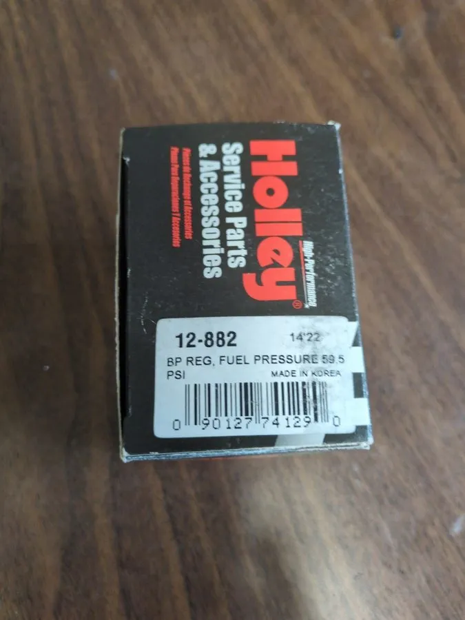 Трубопроводная арматура HOLLEY Fuel Pressure Regulator EFI By-Pass Style 60psi-  — фото лота 2