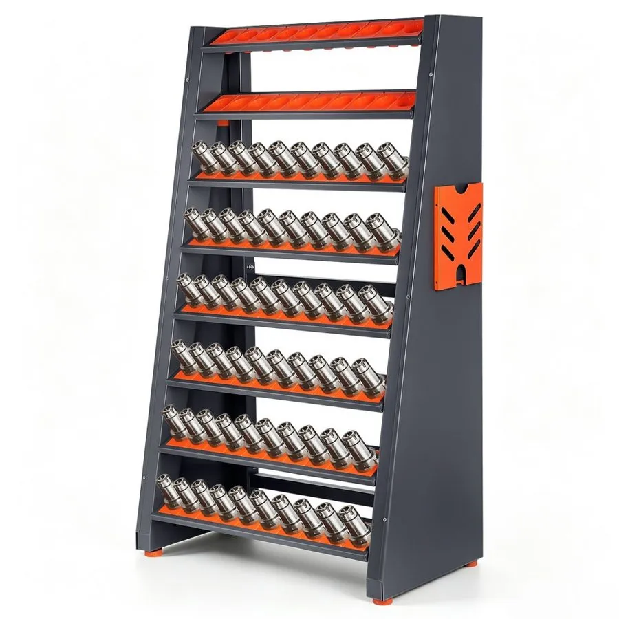 Режущий инструмент 80/100 Capacity CNC Tools Holder Rack Keeper Rolling Carts дл — фото лота 2
