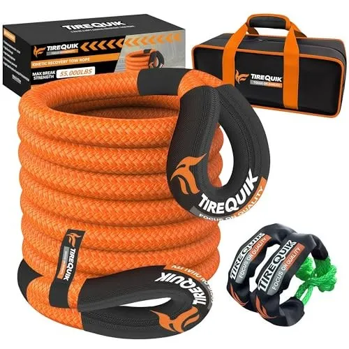 Такелажная скоба Kinetic Recovery Rope 1.26" x 30ft 55000lbs 1.26"x 30FT+2 Soft 