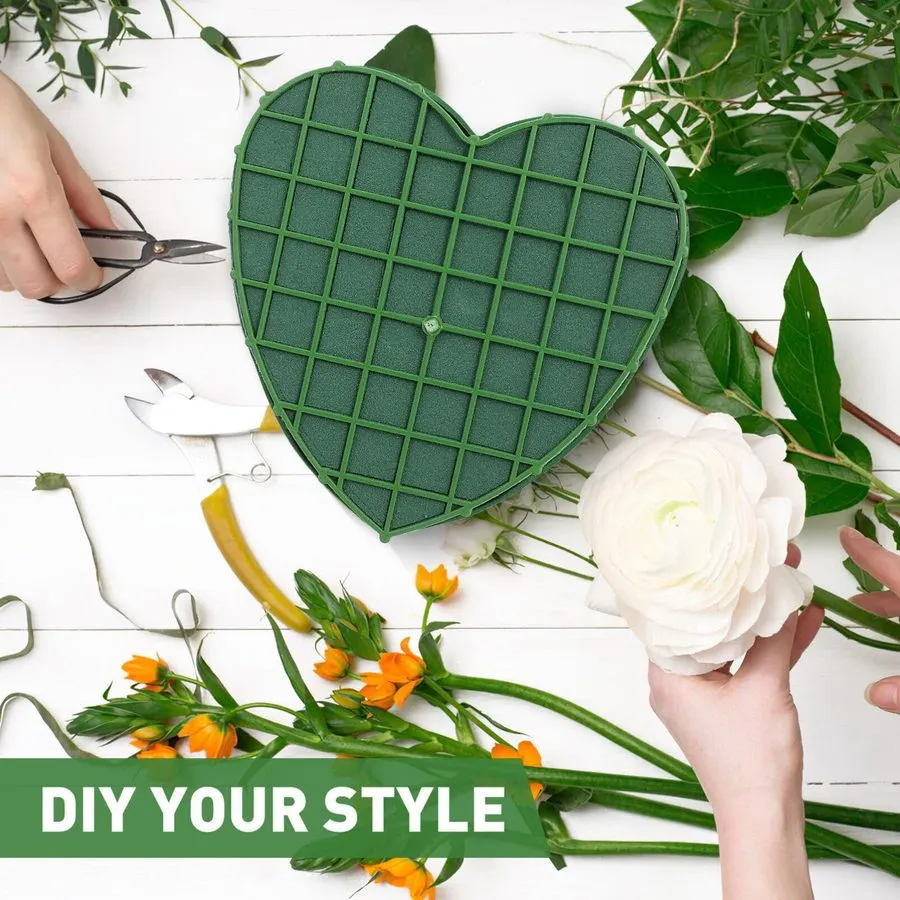 Вакуумная присоска Heart Shaped Floral Foam Suction Cup Base Wedding Mud 7.87x7. — фото лота 2