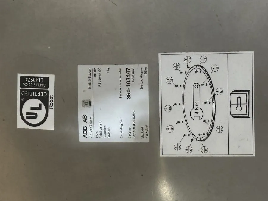 Паяльное оборудование ABB 360-103447 Pick and Place Robot, Allen Bradley Control — фото лота 2
