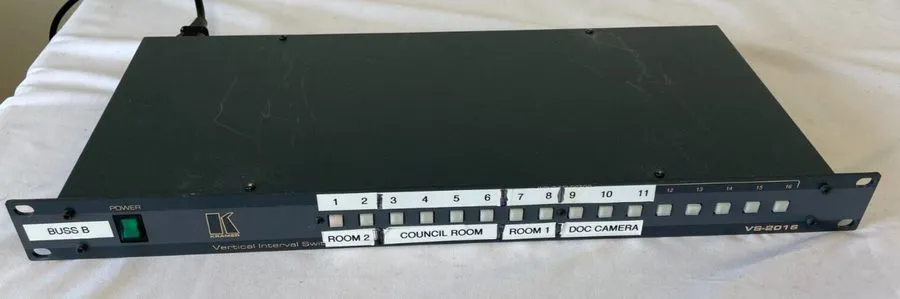 Видеооборудование Kramer VS-2016 Vertical Interval Switcher Composite Video Swit