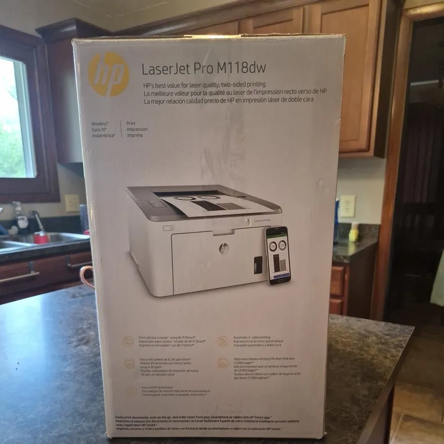 Лазерный принтер HP LaserJet Pro M118dw Wireless Monochrome Laser Printer