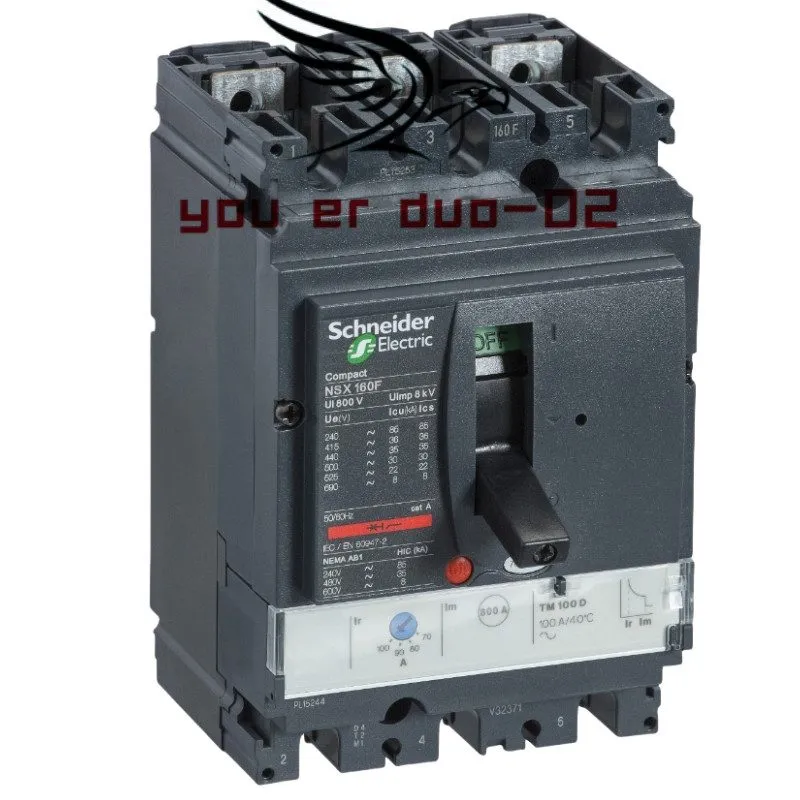Автоматический выключатель Schneider LV430840 NSX160N TM160D MCCB 160A
