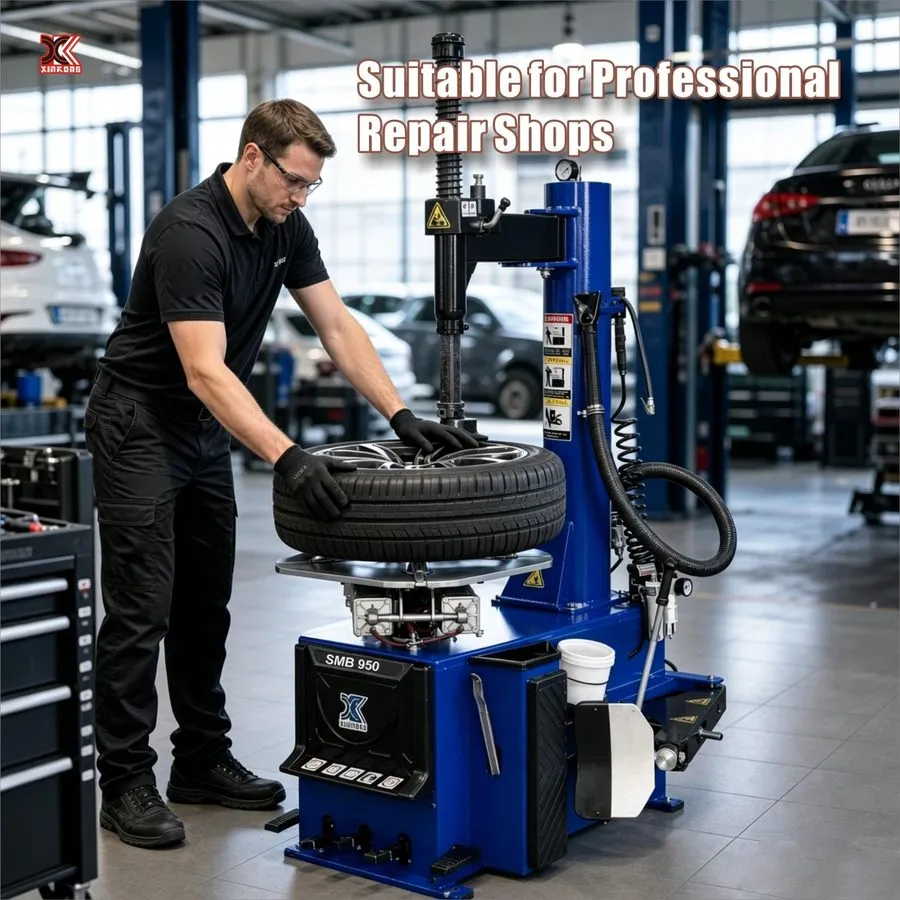 Шиномонтажный станок SBM950 Tire Changer SBM690 Wheel Balancer Combo 24" Rim Aut — фото лота 2