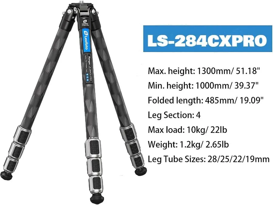 Оборудование видеонаблюдения Leofoto LS-284CXPRO X Version Tripod Water-Resistan