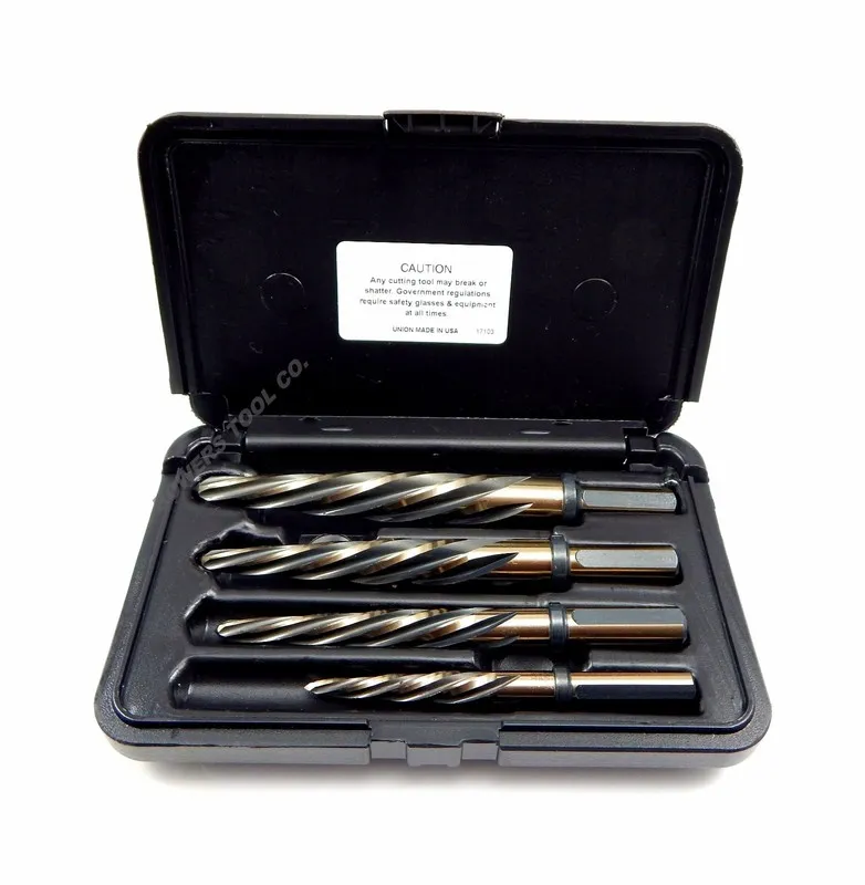 Режущий инструмент Norseman Hi-Tungsten Car Reamer Bit Set 3/8 to 3/4" Fast Spir — фото лота 1