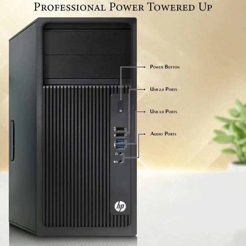 SSD-накопитель HP Z240 Tower Workstation PC Intel i5-6th 8GB RAM 256GB SSD Built