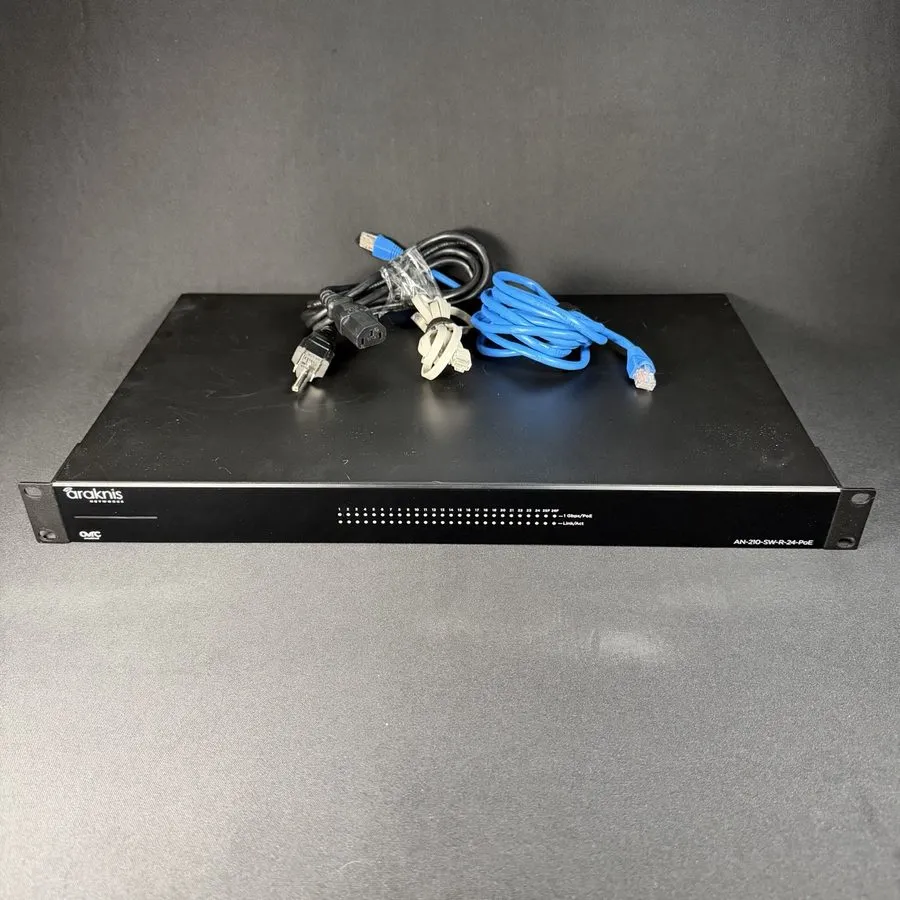 Коммутатор Araknis AN-210-SW-R-24-POE Gigabit POE Network Switch 24 Port Rackmou
