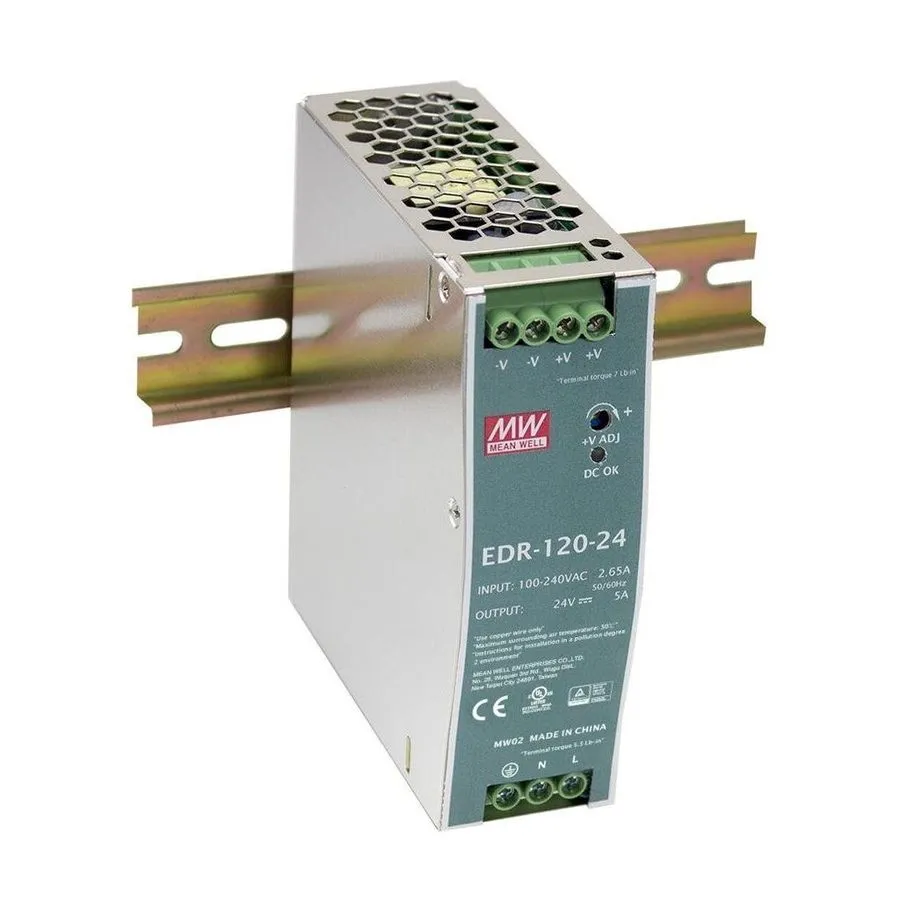 IIoT-устройство EDR-120-24 120W 24VDC 5Amp Industrial DIN Rail Power Supplies 24