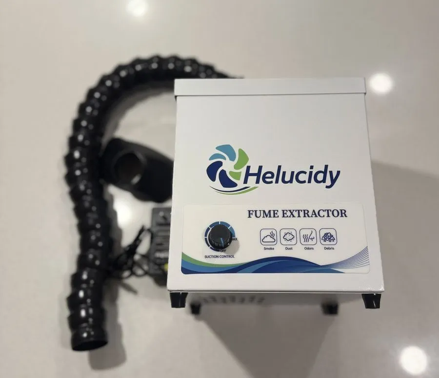 Дымоуловитель Helucidy JJ-M131 Fume Extractor 3-Layer HEPA Filter Solder Smoke A — фото лота 1