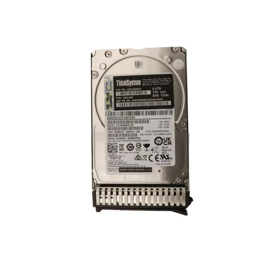 Жёсткий диск NewLenovo 4XB7A83970 03KL020 2.4TB 10K SAS 12Gb/s 2.5" 512e Hot Swa