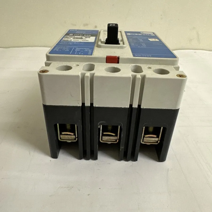 Автоматический выключатель EATON HFD3020 3 pole 20 amp 600 VAC 65kA@480v Type HF