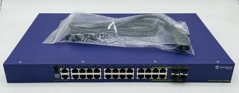 Коммутатор EXTREME NETWORKS X440-G2-24P-10GE4 24-PORT POE SWITCH w /POWER CORD