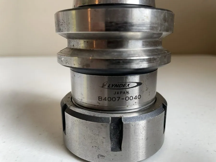 Патрон ⁠Lyndex BT40 ER40 Collet Chuck Tool Holder B4007-0040 CNC Milling w/ Pull — фото лота 3