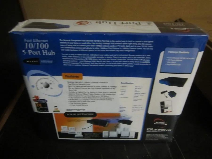 Коммутатор Linksys Network Everywhere NH1005 V2 Fast Ethernet 5 Port Hub — фото лота 3