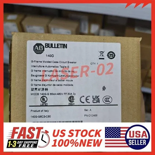 Автоматический выключатель 140G-G6C3-C80 ALLEN BRADLEY Circuit Breaker 80A 3-Pol