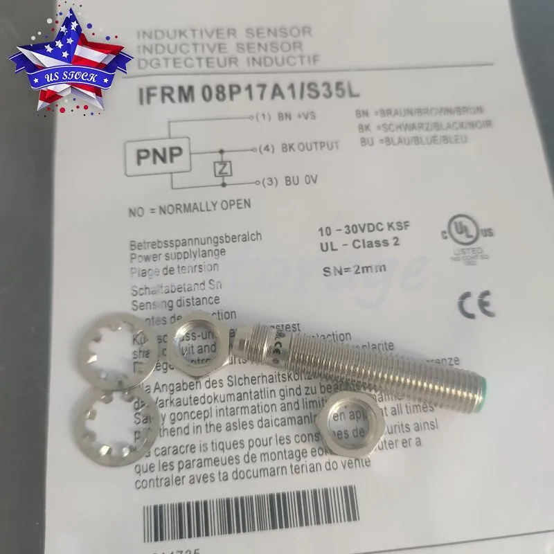 Датчик приближения Baumer IFRM 08P17A1/S35L 10-30 VDC Inductive Proximity Sensor