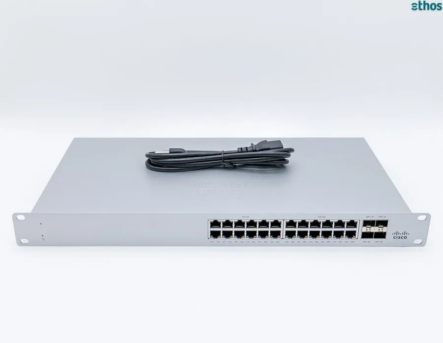 Коммутатор Cisco Meraki MS125-24P-HW 10G L2 370W PoE Switch box in bad cond