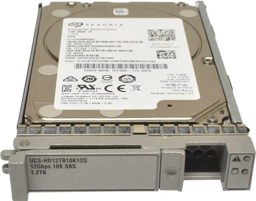 Жёсткий диск Cisco UCS-HD12TB10K12G 1.2TB HDD SAS 10K RPM 12G Internal Hard Driv
