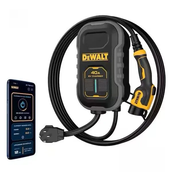 Аккумулятор Dewalt Level-2 Compact EV Charger up to 40 Amps, 240V AC 11.5 Kw (RE