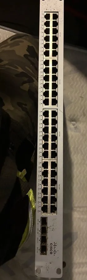 Коммутатор Cisco Meraki MS225-48FP-HW 48-Port PoE+ Gigabit Switch 740W 10G SFP+ 