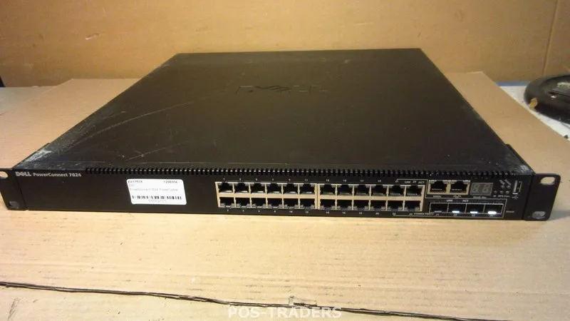 Коммутатор Dell PowerConnect 7024 24-Port Gigabit Network Switch