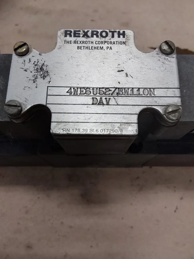 Электромагнитный клапан REXROTH 3WE6B9-52/BW110N SOLENOID DIRECTIONAL VALVE 120 