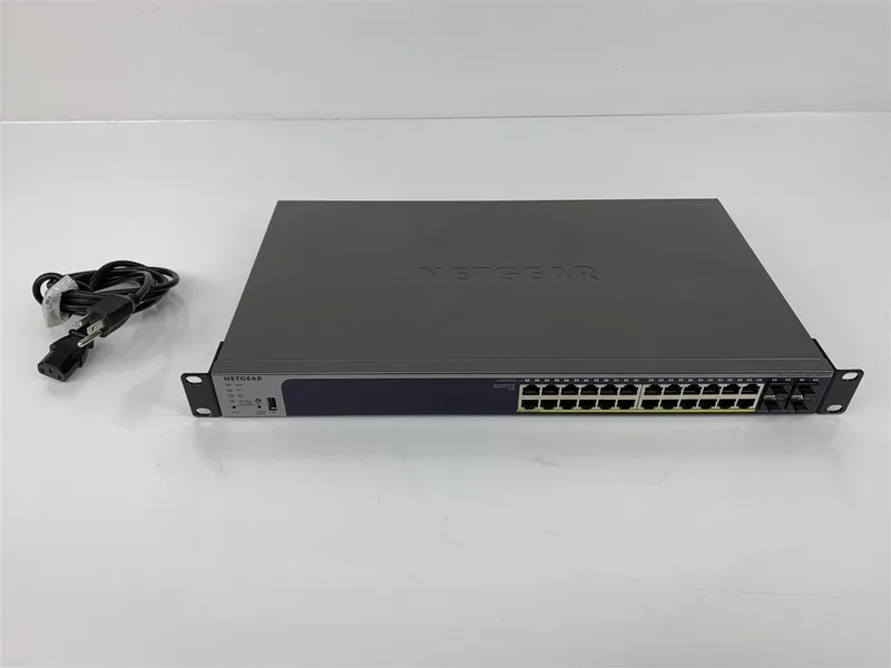 Коммутатор Netgear ProSafe 24-Port Gigabit POE Managed Pro Switch (4 SFP Ports) 