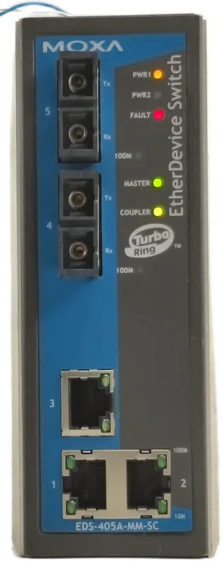 IIoT-устройство ones MOXA Ethernet Switch EDS-405A-MM-SC V1.0